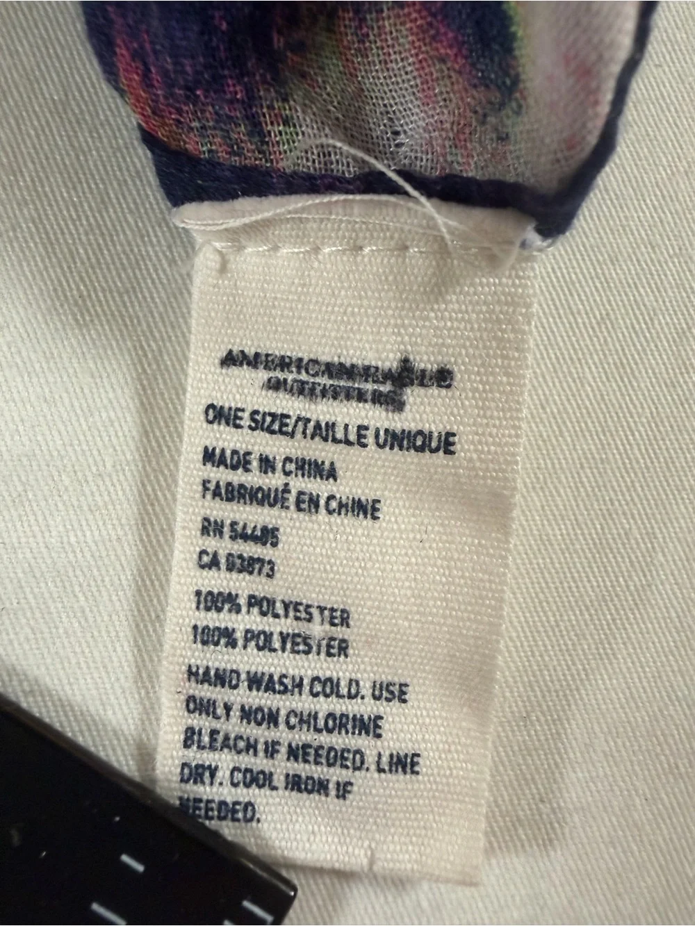 American Eagle Navy and Pink Lightweight Women's Scarf